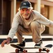 Old man Skateboard